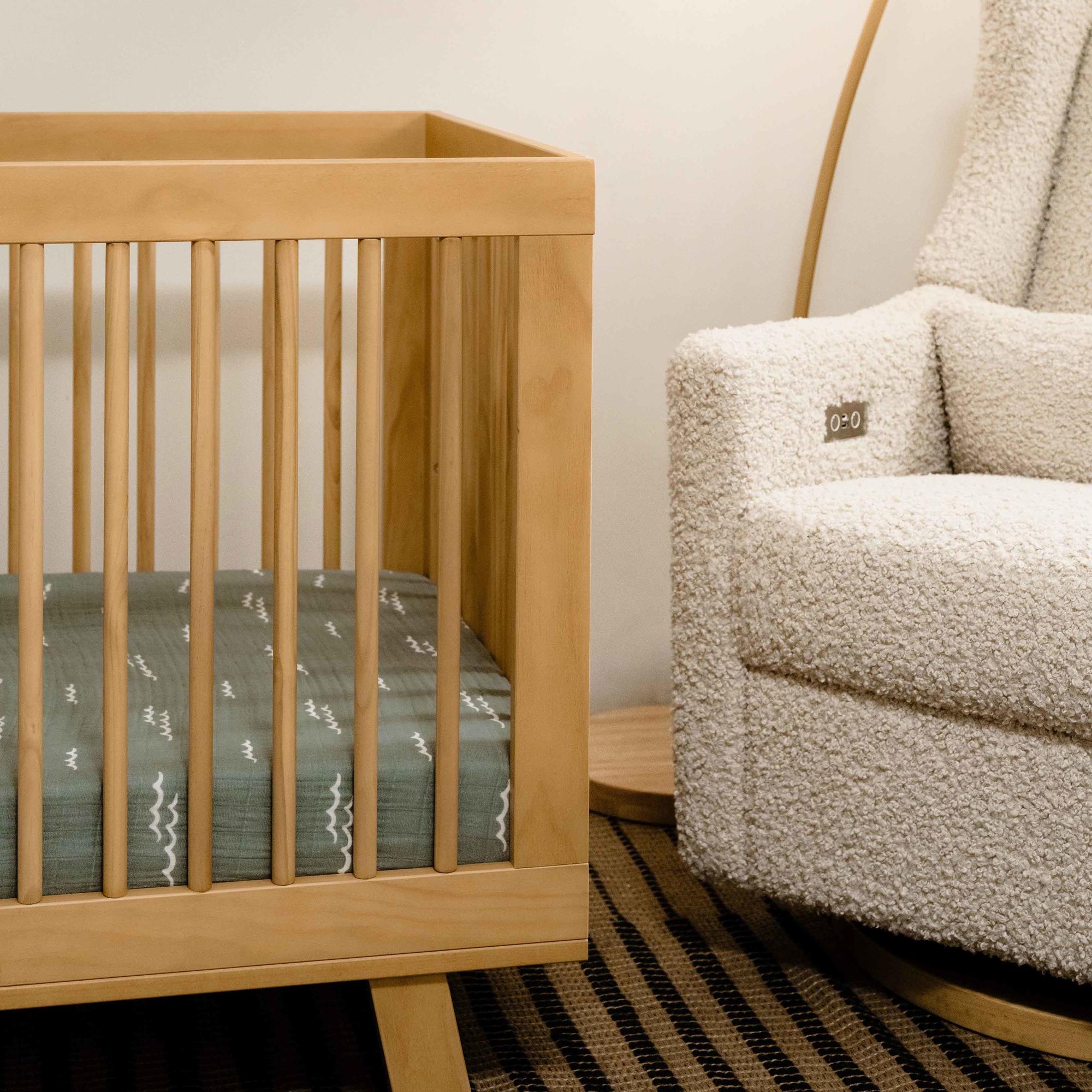 Babyletto Hudson 3-in-1 Convertible Crib with Toddler Bed Conversion Kit