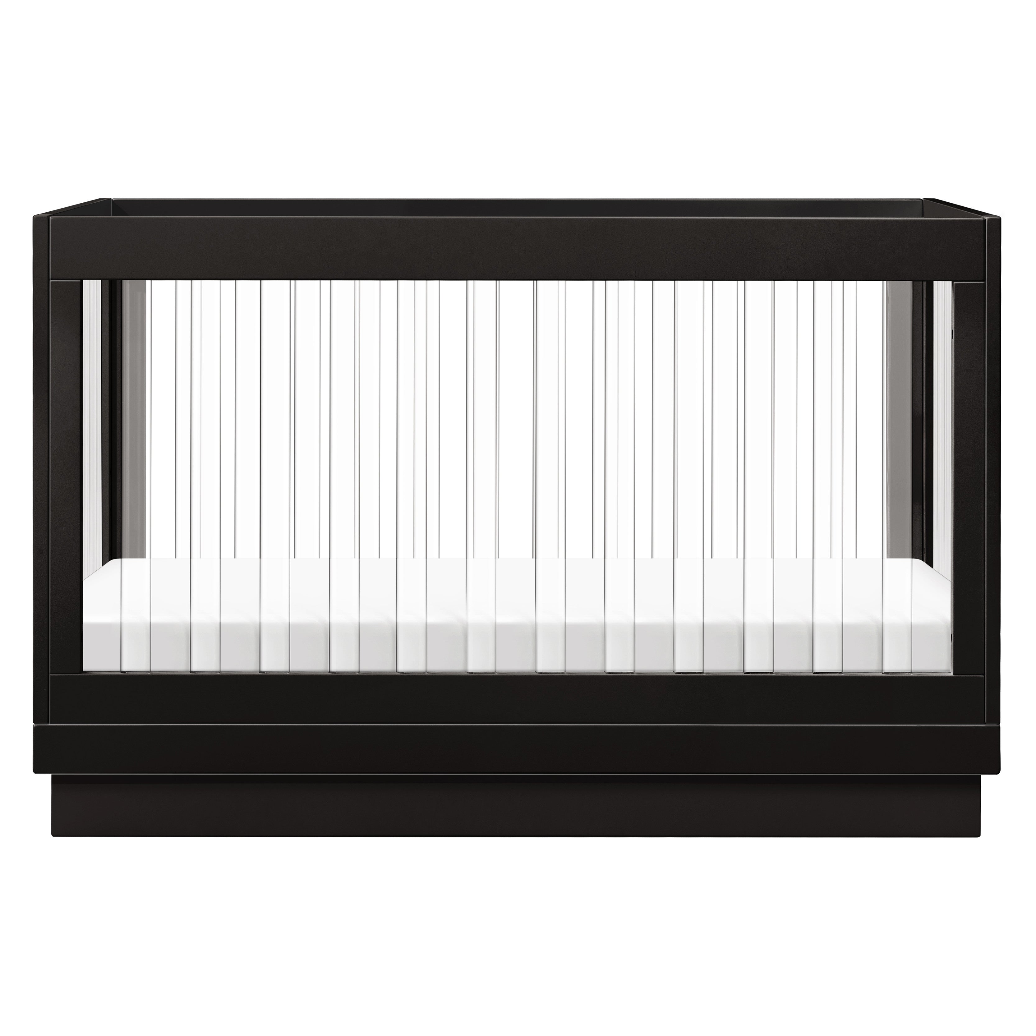 Babyletto Harlow Acrylic 3-in-1 Convertible Crib with Toddler Bed Conversion Kit