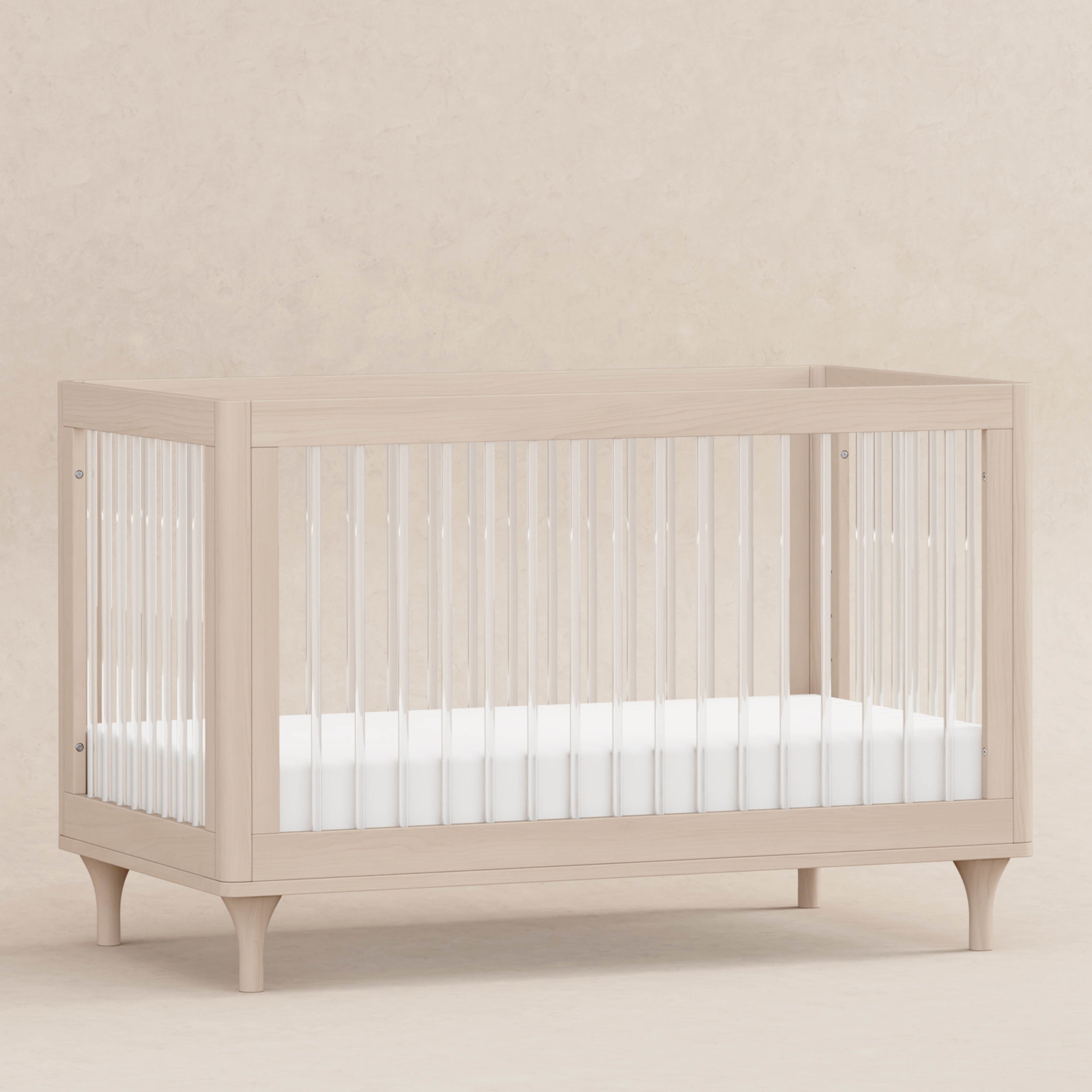 M9001KNX,Babyletto,Lolly 3-in-1 Convertible Crib w/Toddler Conversion Kit in Washed Natural/Acrylic
