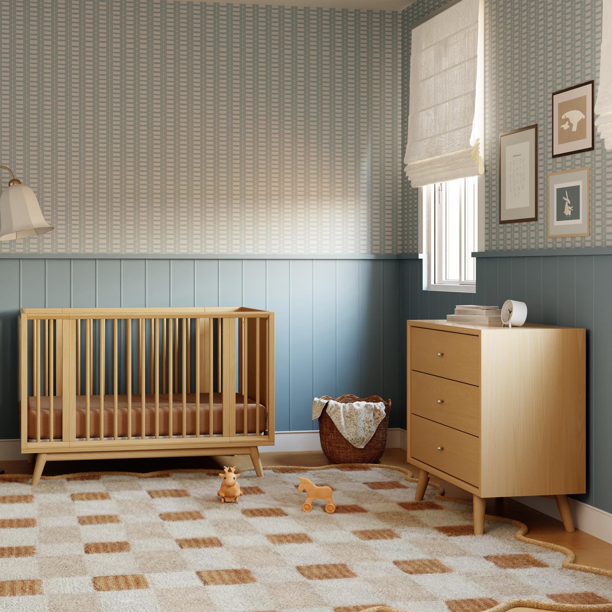 Babyletto Palma 8-in-1 Convertible All-Stages Crib with Bassinet & Toddler Bed Kits
