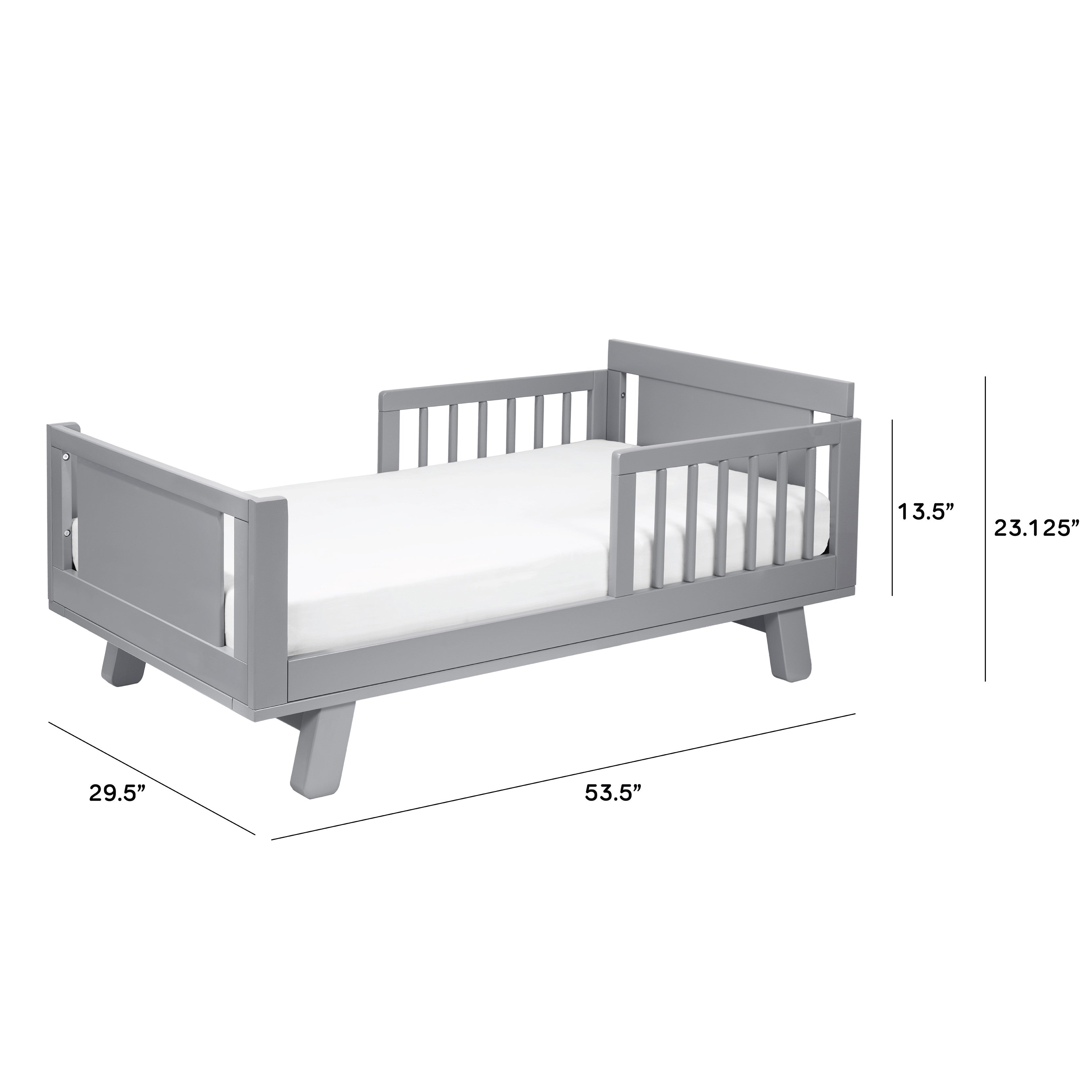 M4299G,Babyletto,Junior Bed ConversionKit for Hudson and Scoot Crib in Grey Finish