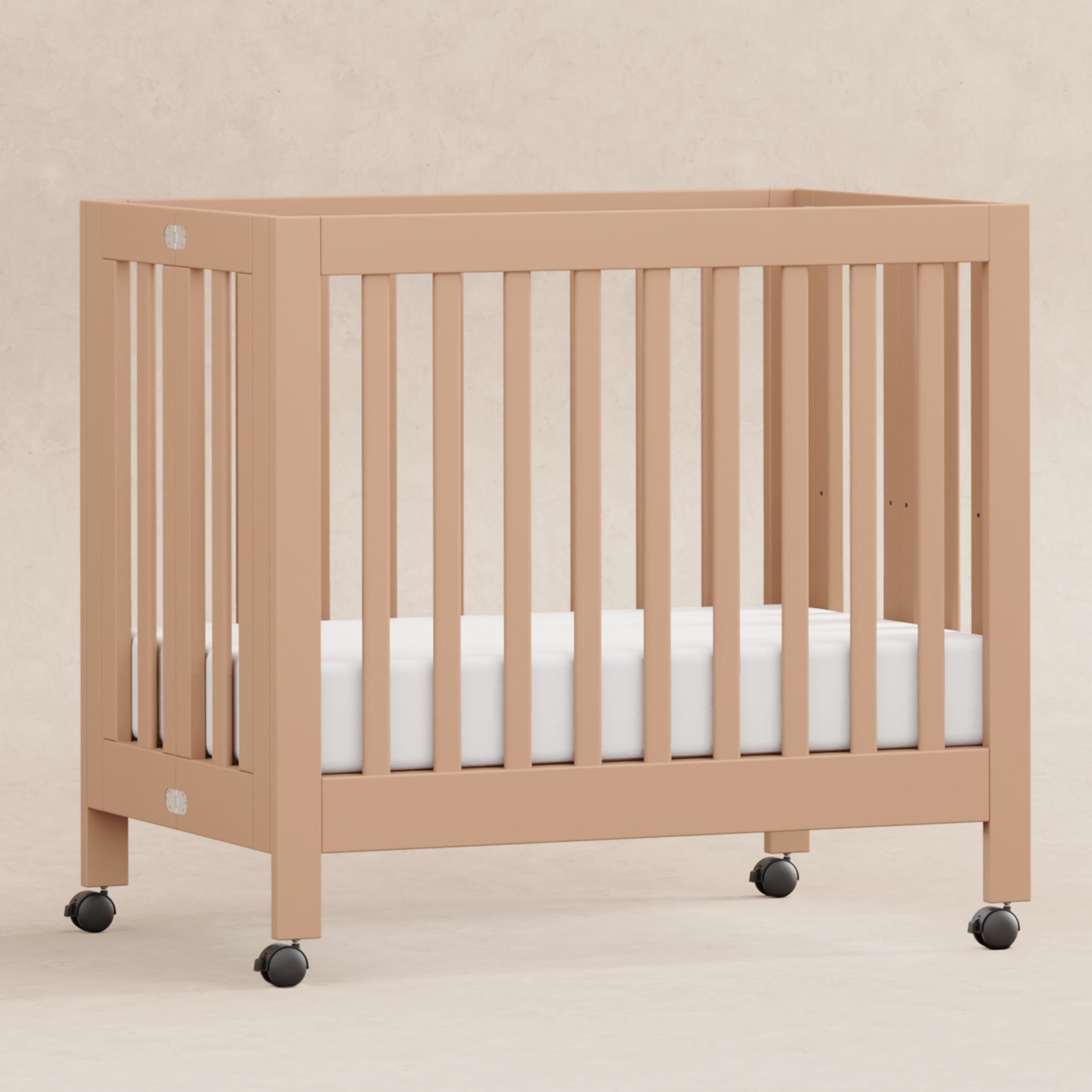 M6698CYN,Babyletto,Origami Mini Crib in Canyon