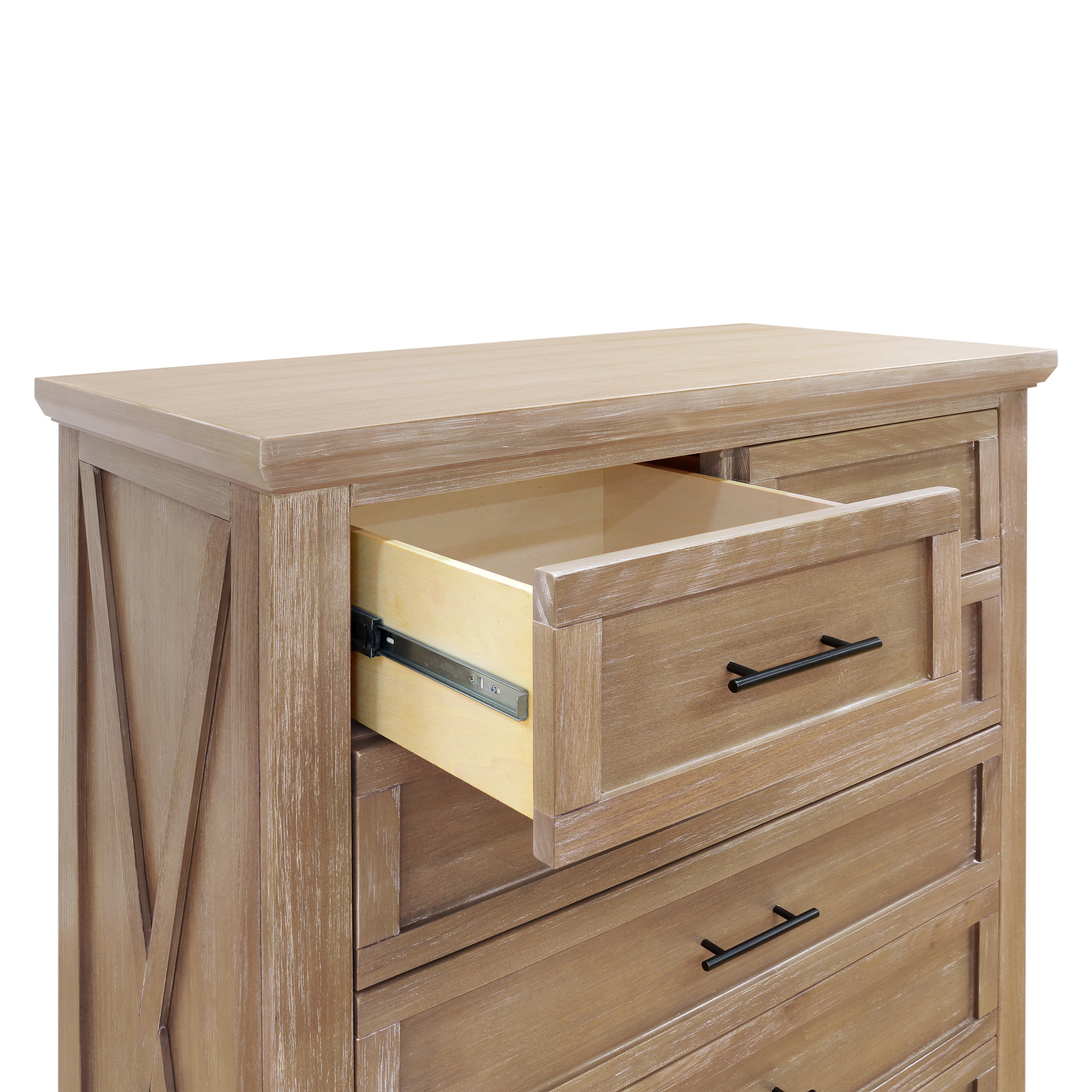 B14525DF,Monogram by Namesake,Emory Farmhouse 6-Drawer Chest in Driftwood