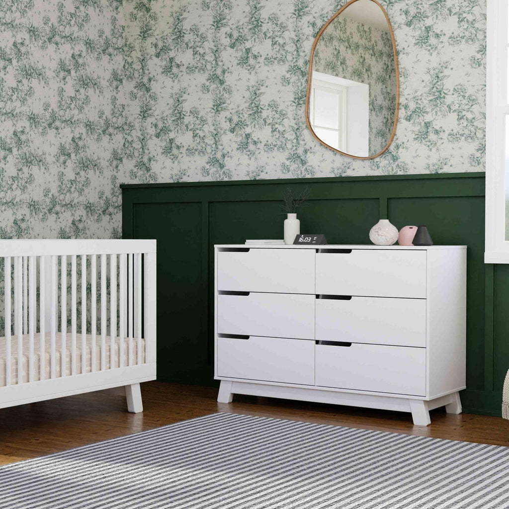 babyletto hudson dresser grey Babyletto Hudson 3-Drawer Changer Dresser with Removable Changing Tray