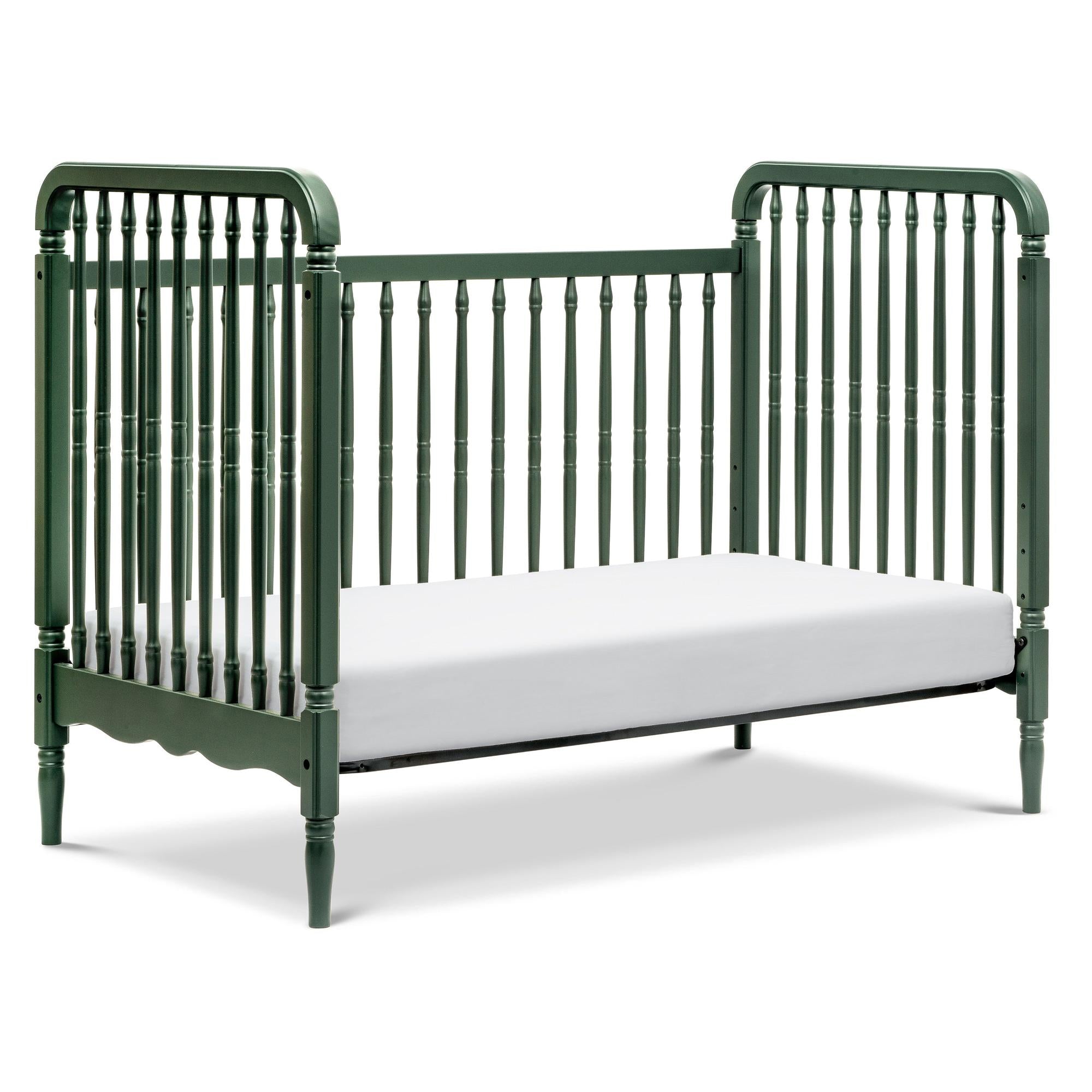 Namesake Liberty 3-in-1 Convertible Spindle Crib with Toddler Bed Conversion Kit