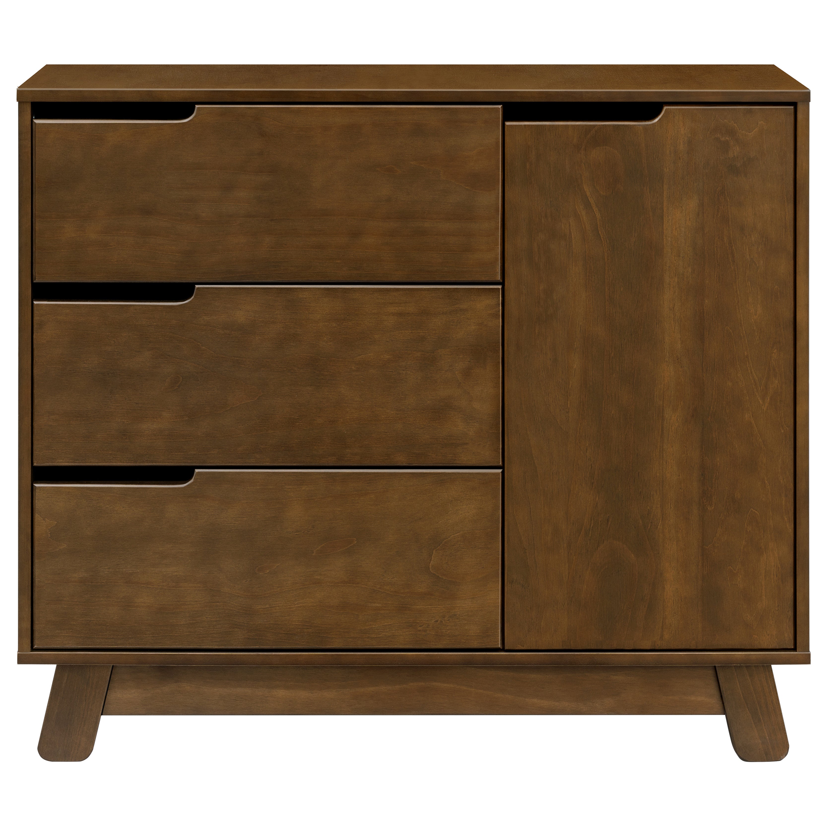 M4223NL,Babyletto,Hudson 3-Drawer Changer Dresser w/Removable Changing Tray in Natural Walnut