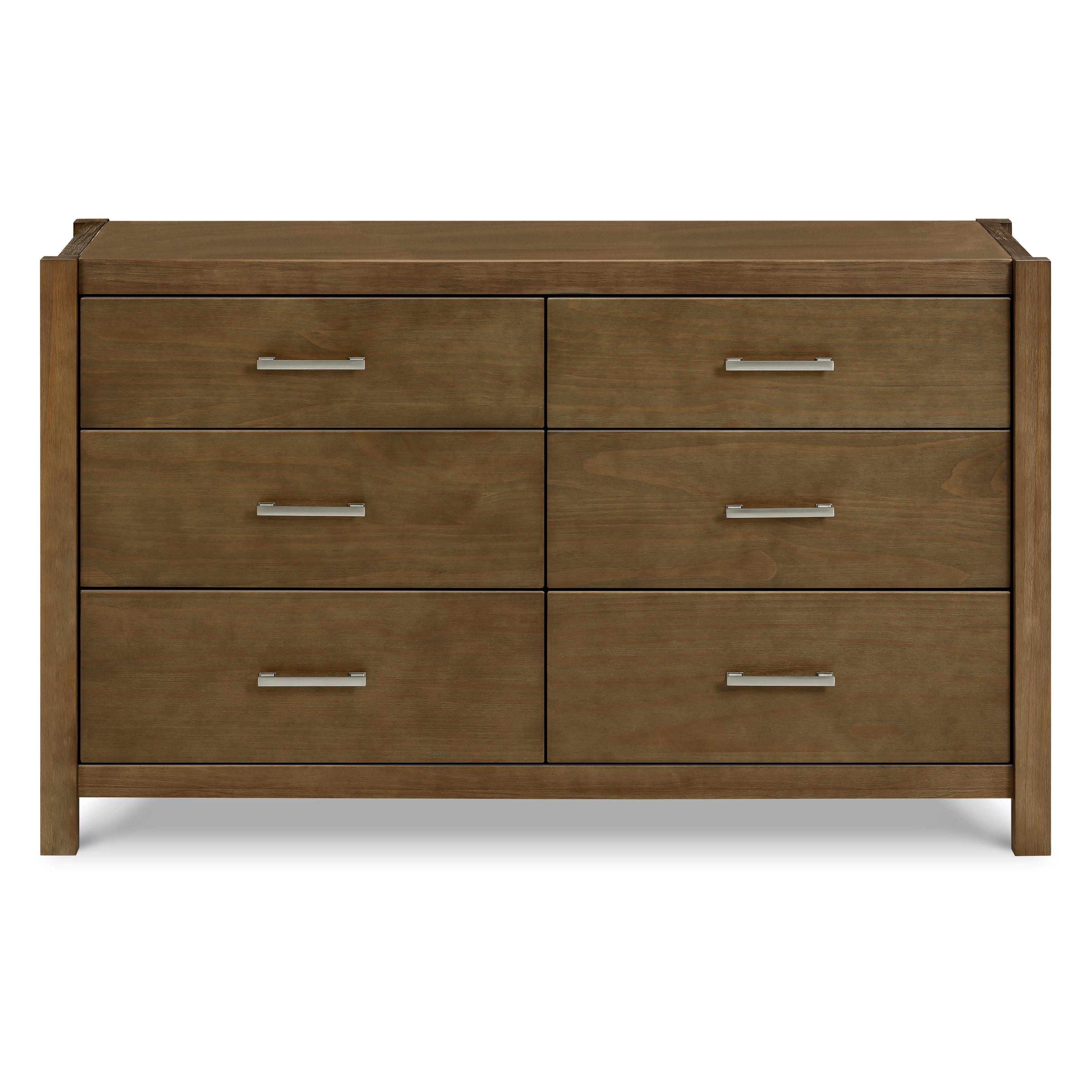 B26416LDF,Monogram by Namesake,Hemsted 6-Drawer Assembled Dresser in Walnut Driftwood