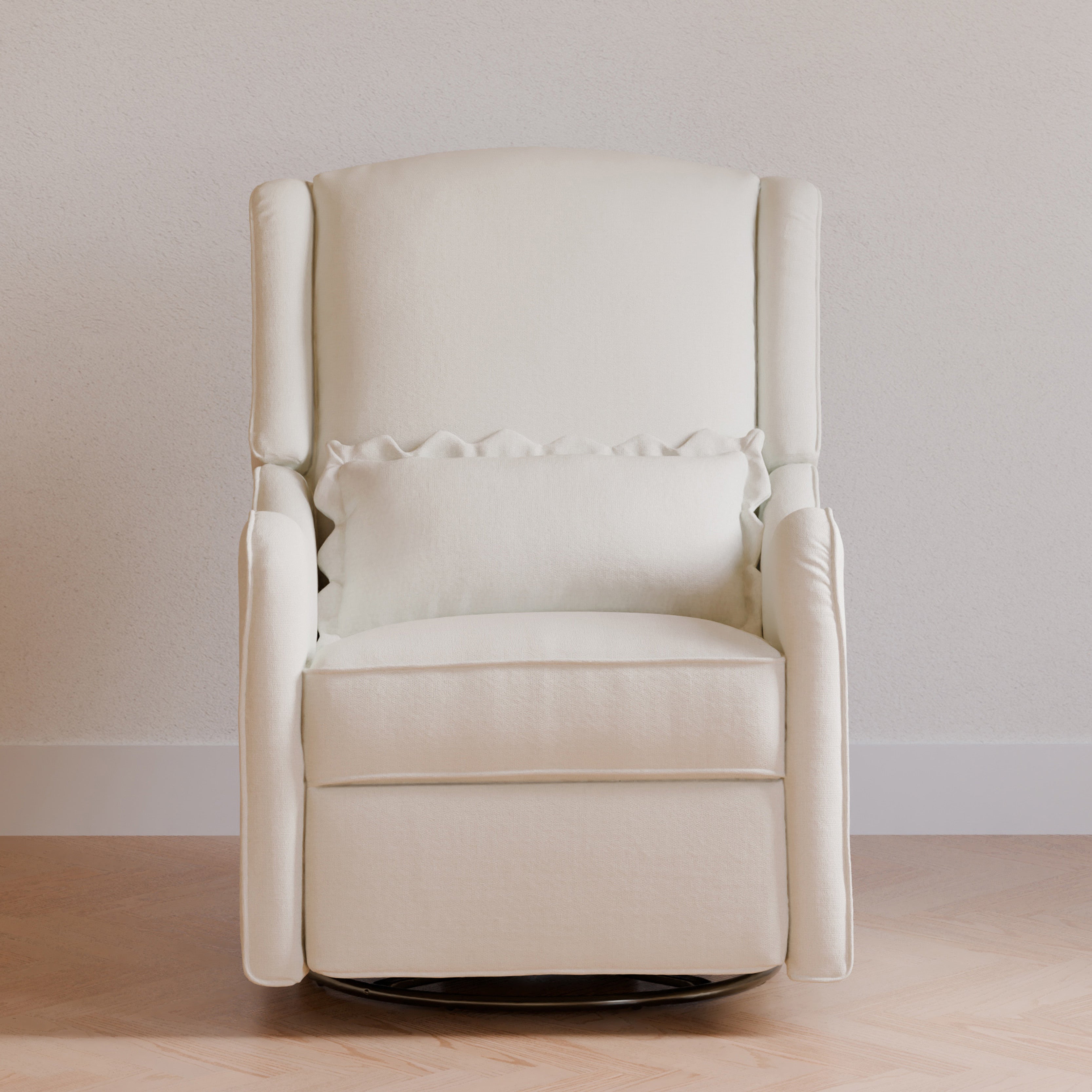 M27787PIEB,Namesake,Devon Recliner and Swivel Glider in Performance Ivory Eco-Basketweave