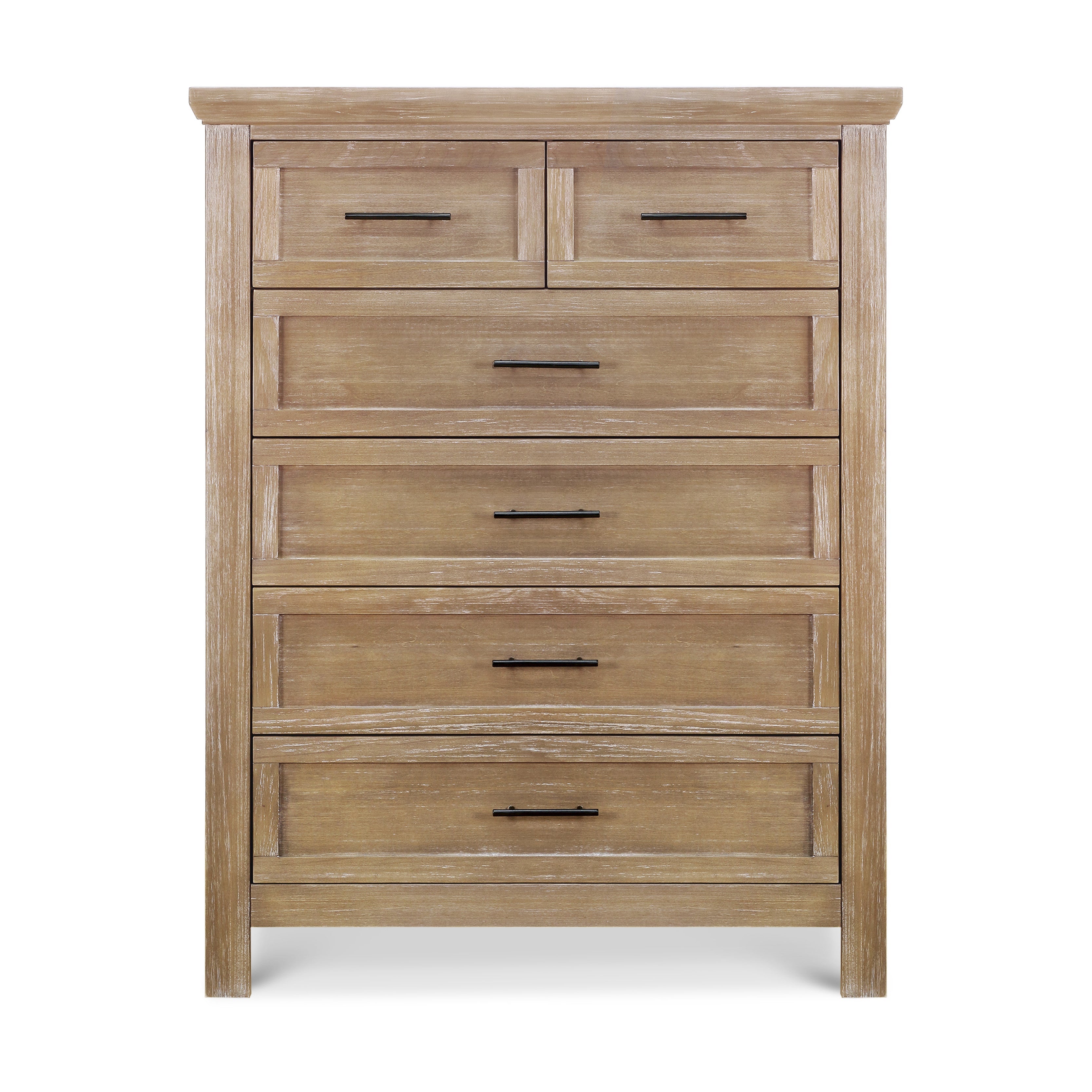 B14525DF,Monogram by Namesake,Emory Farmhouse 6-Drawer Chest in Driftwood