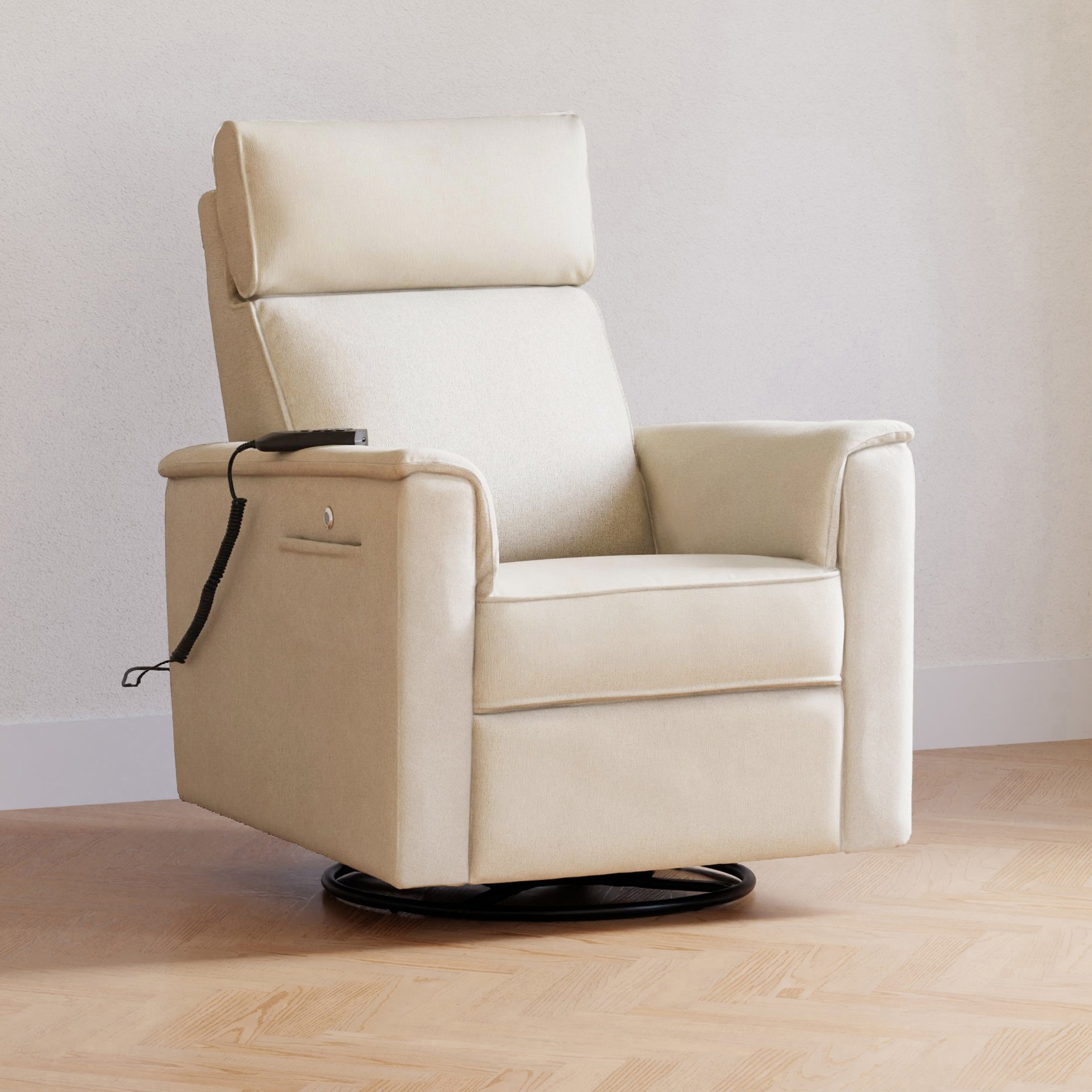Namesake Willa Deluxe Power Recliner and Swivel Glider with Heat and Massage