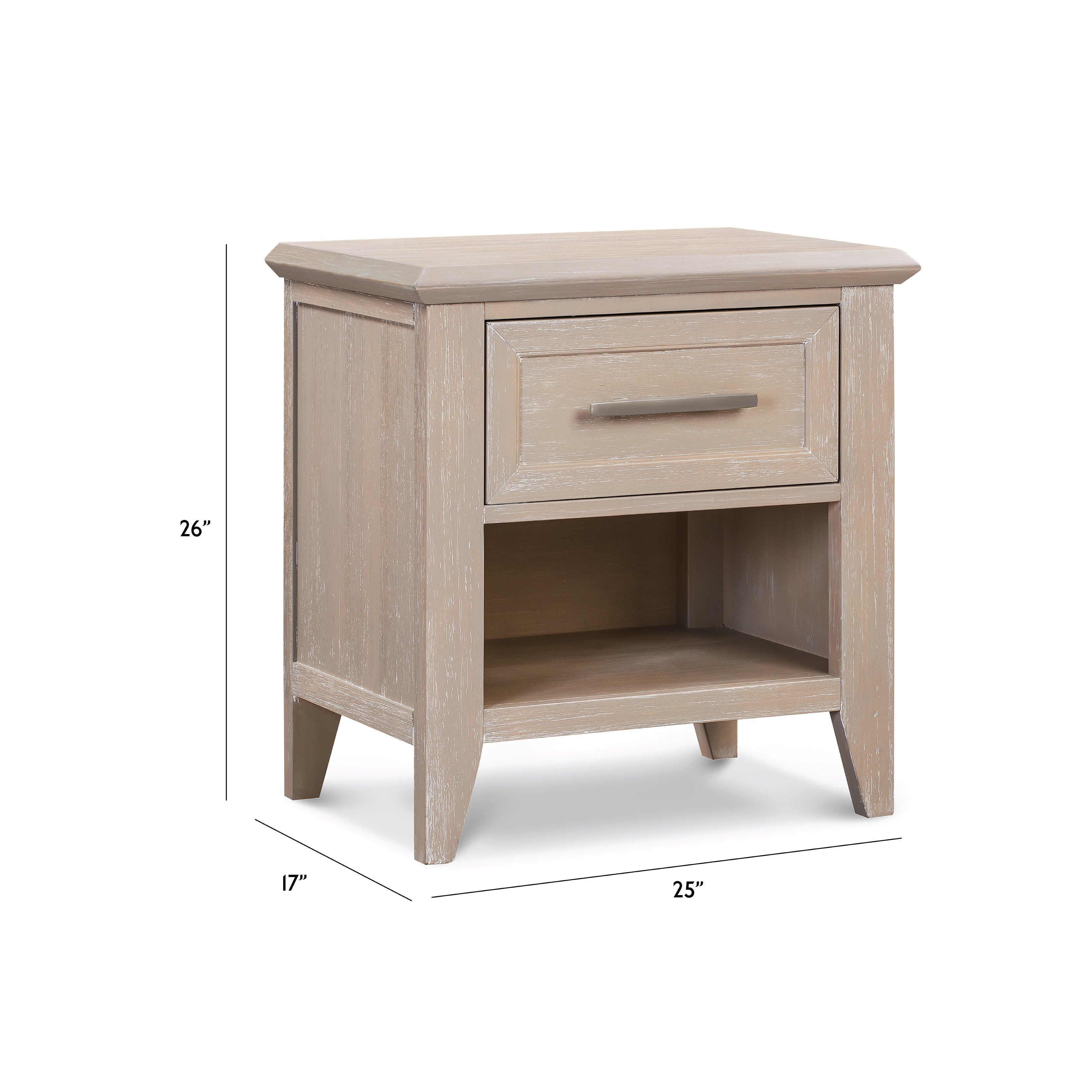 B14460SDB,Monogram by Namesake,Beckett Nightstand in Sandbar