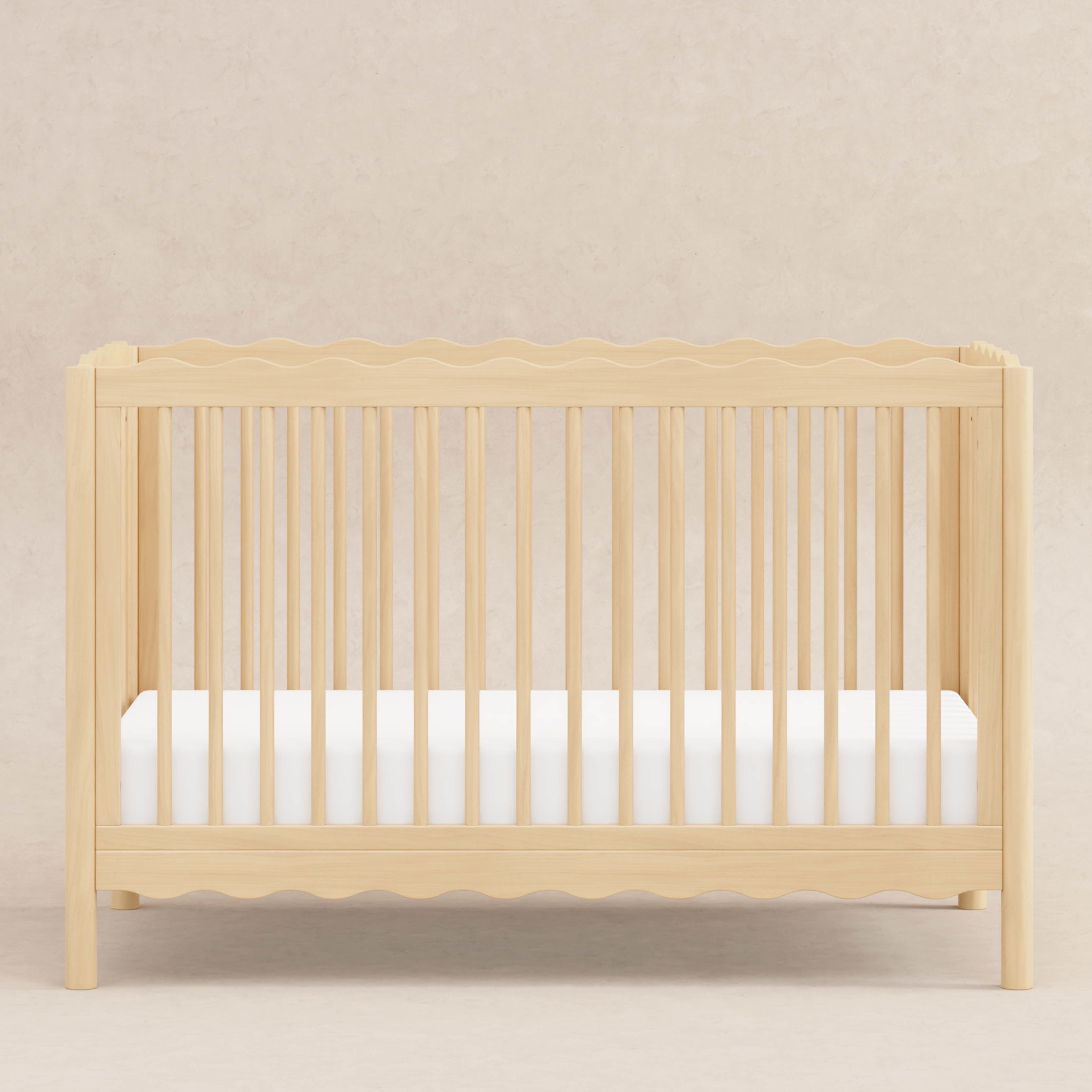 Babyletto x Mushie Swell 4-in-1 Convertible Crib with Toddler Bed Conversion Kit