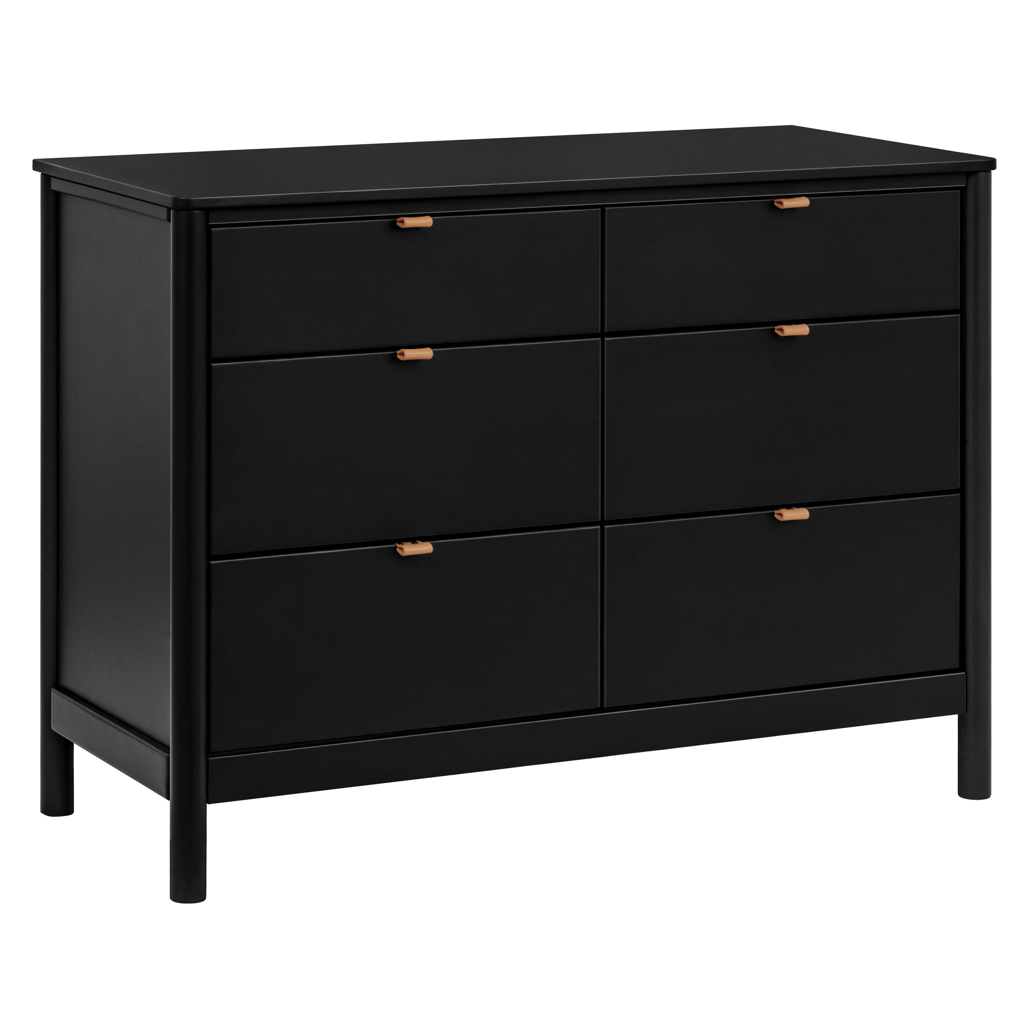 M25616B,Babyletto,Bondi 6-Drawer Assembled Dresser in Black