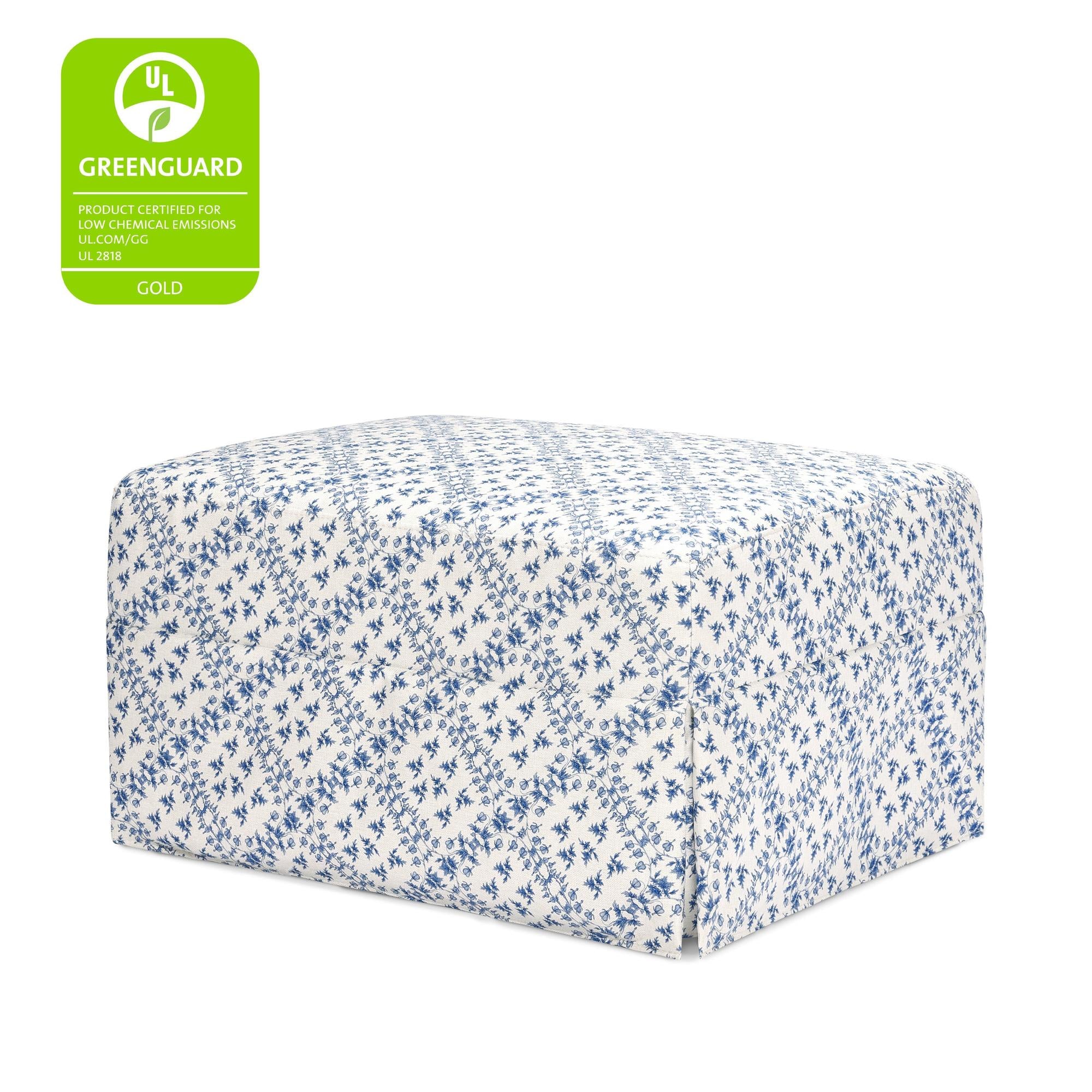 Sarah Flint x Namesake Crawford Gliding Ottoman in Eco-Performance Fabric | Water Repellent & Stain Resistant