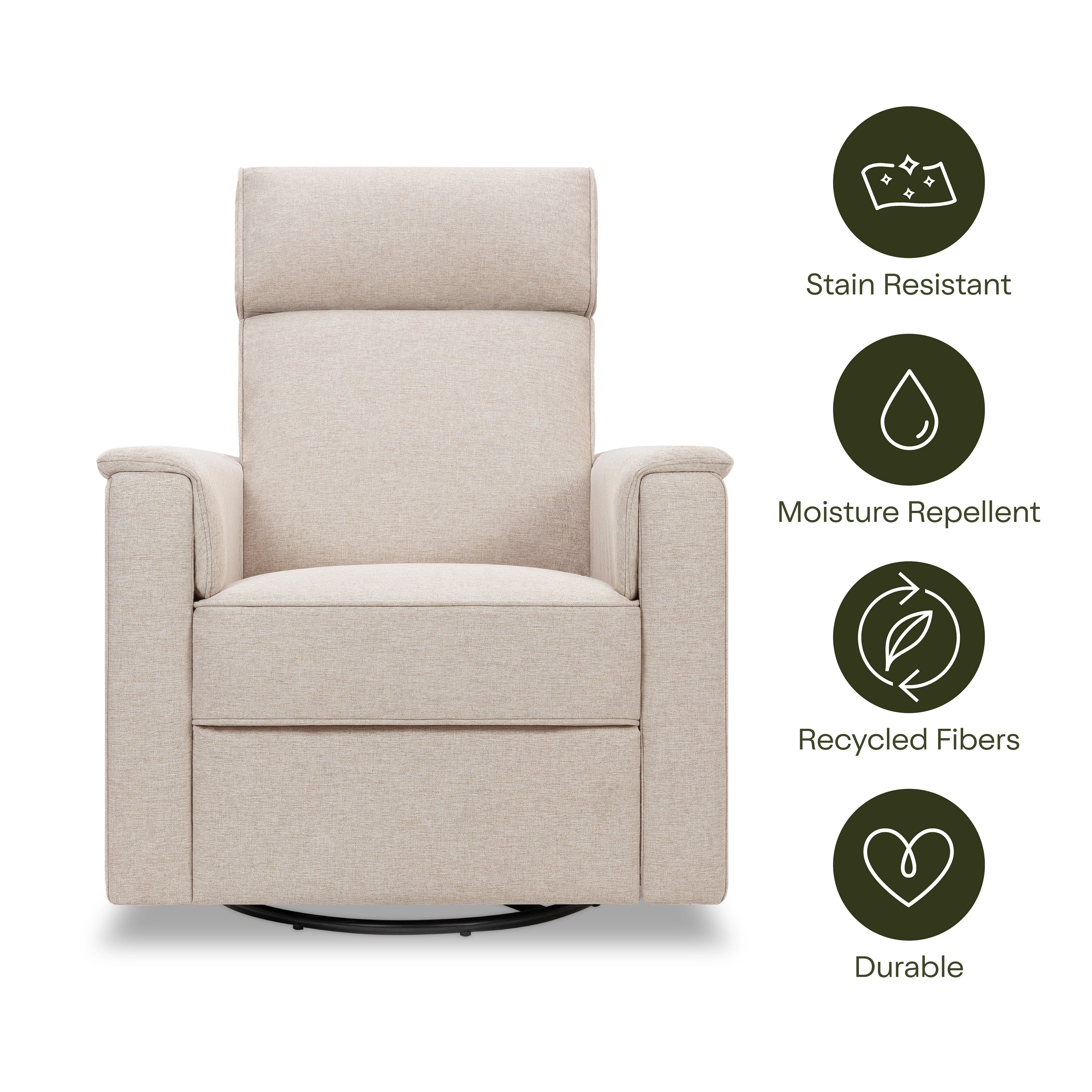 Namesake Willa Deluxe Power Recliner and Swivel Glider with Heat and Massage