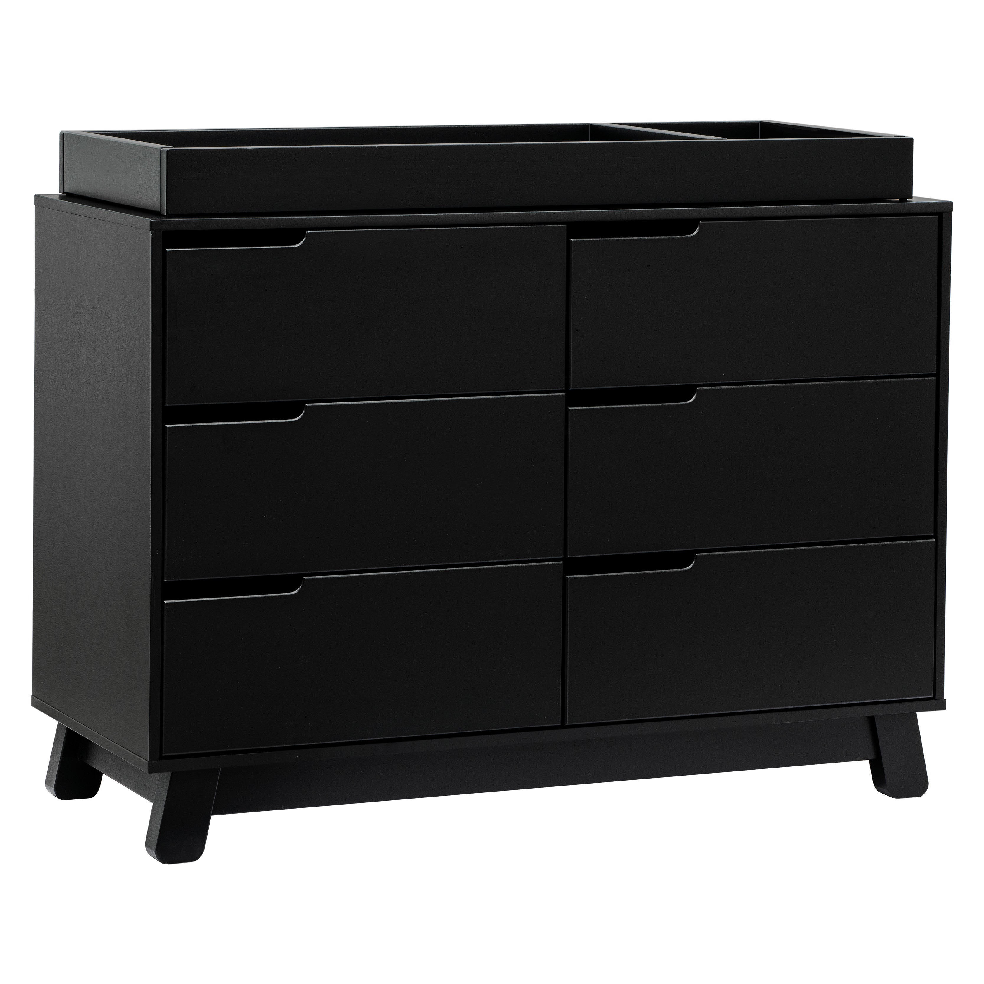 M4216B,Babyletto,Hudson 6-Drawer Double Dresser  Assembled in Black