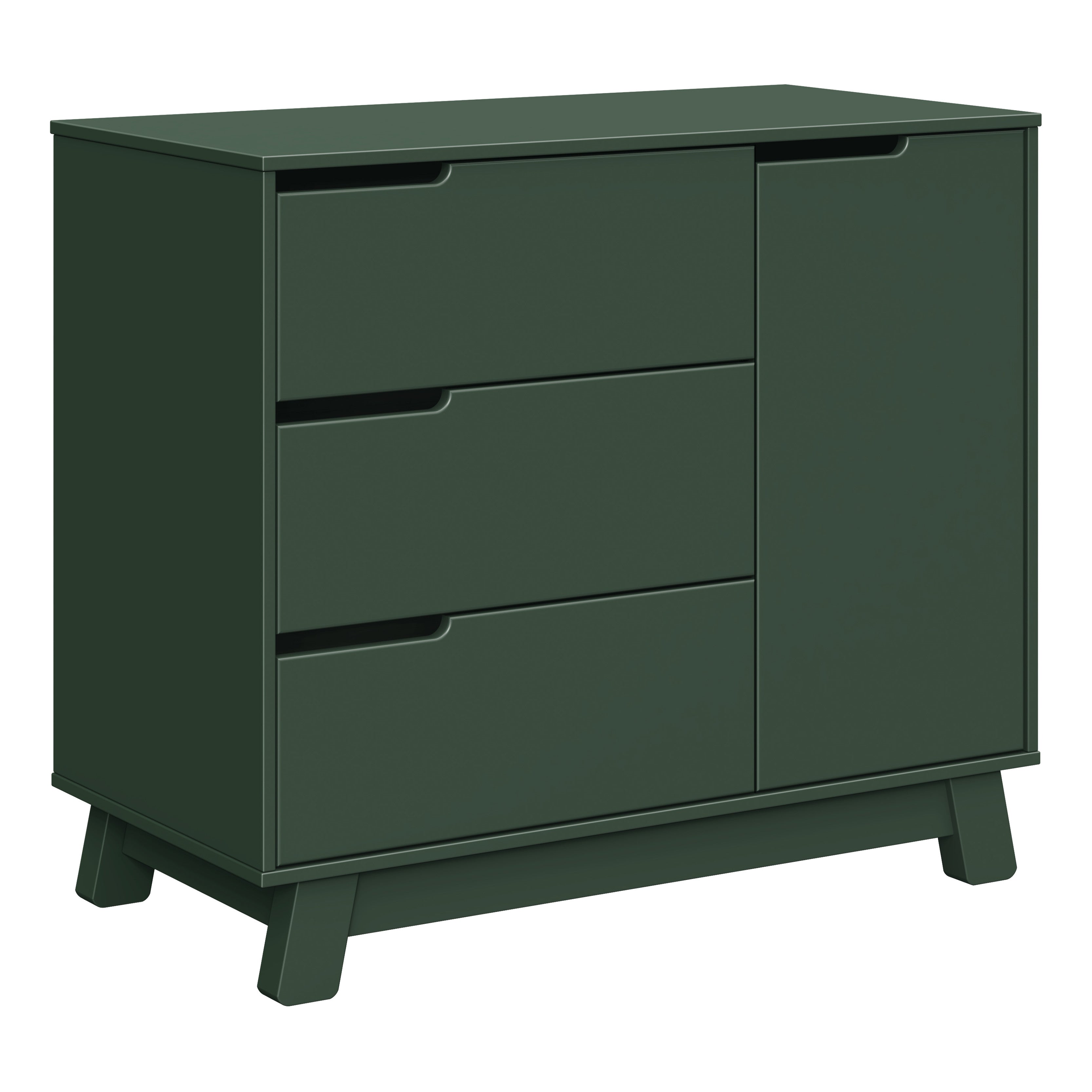 M4223FRGR,Babyletto,Hudson 3-Drawer Changer Dresser w/Removable Changing Tray in Forest Green