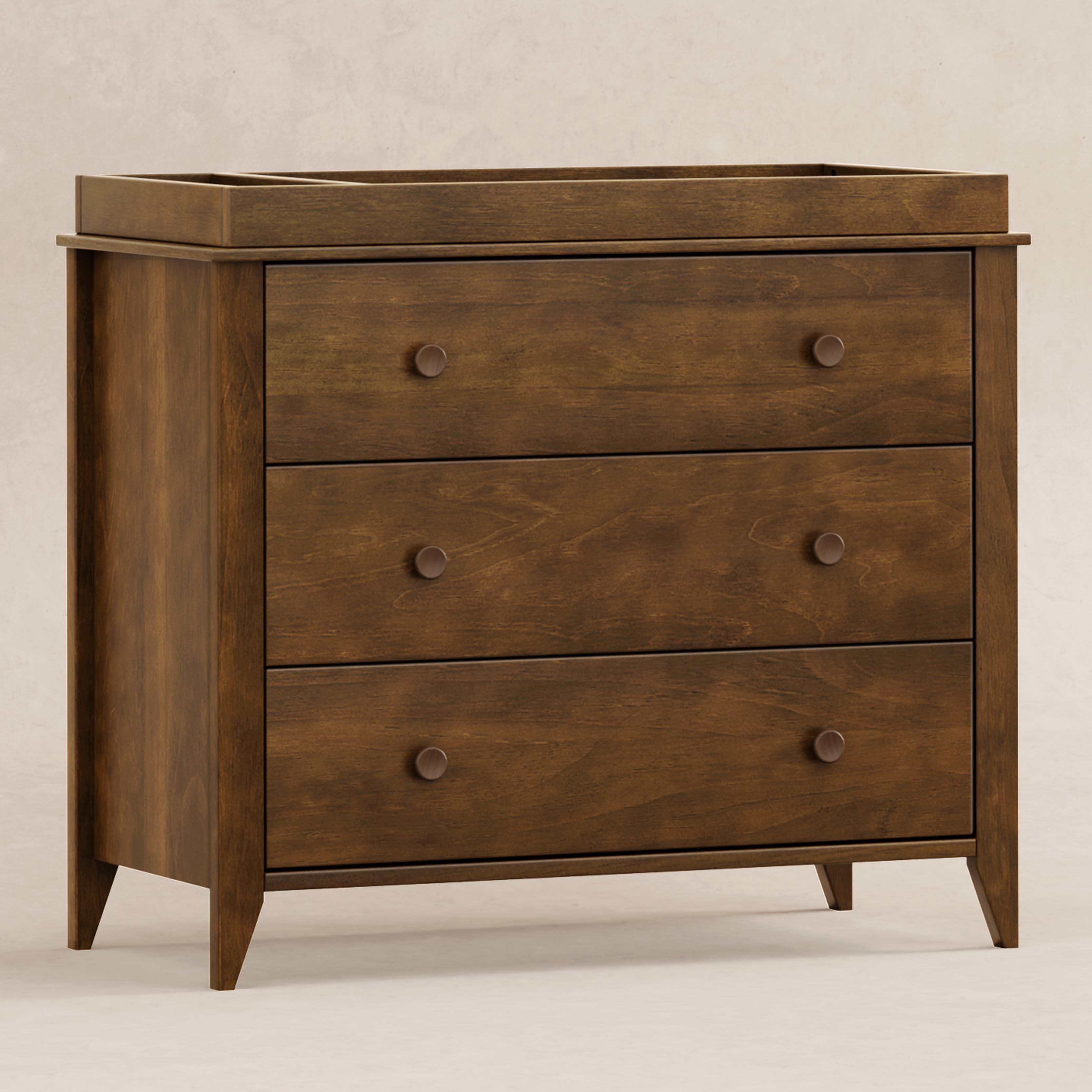 M10323NL,Babyletto,Sprout 3-Drawer Changer Dresser in Natural Walnut