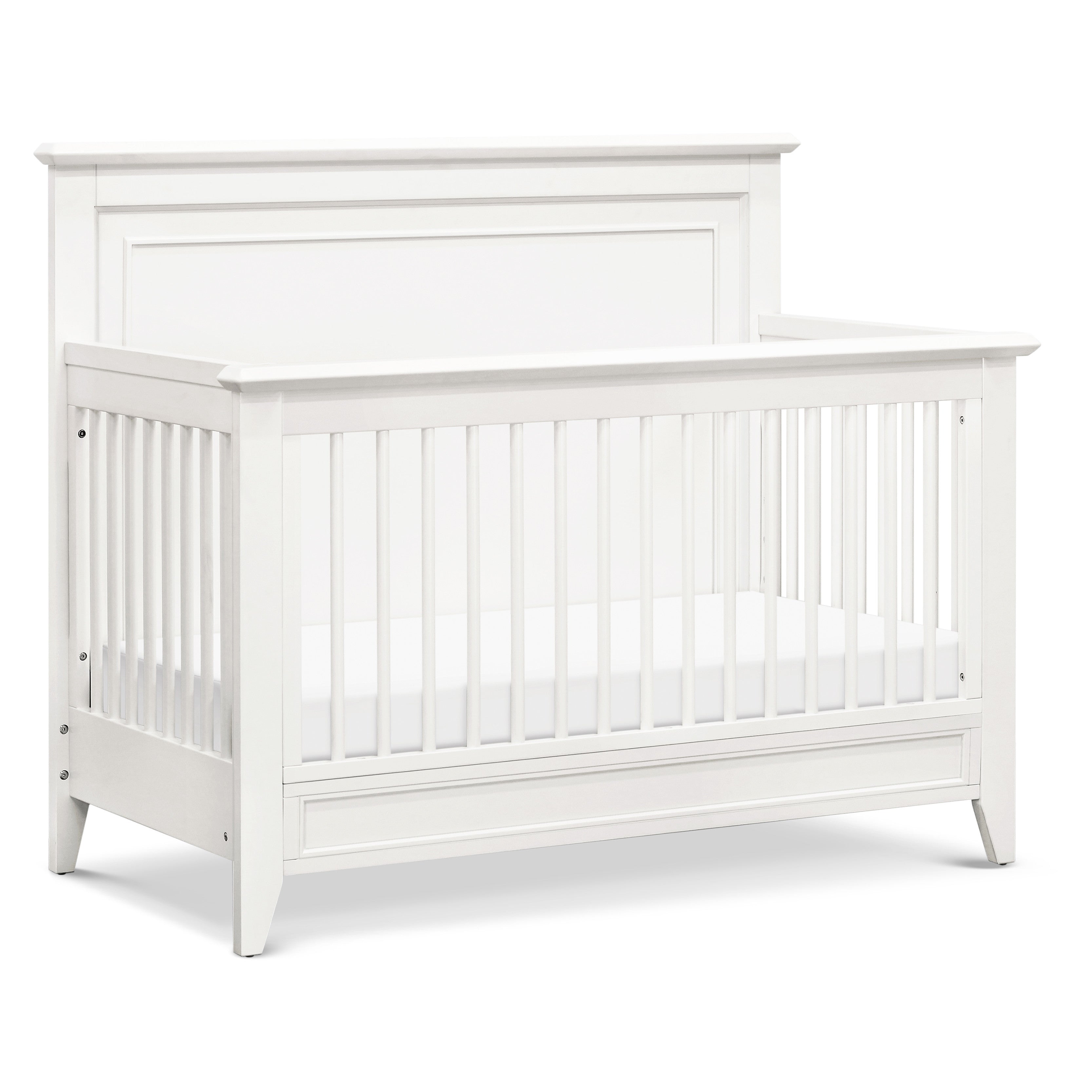 B14401RW,Monogram by Namesake,Beckett 4-in-1 Convertible Crib in Warm White