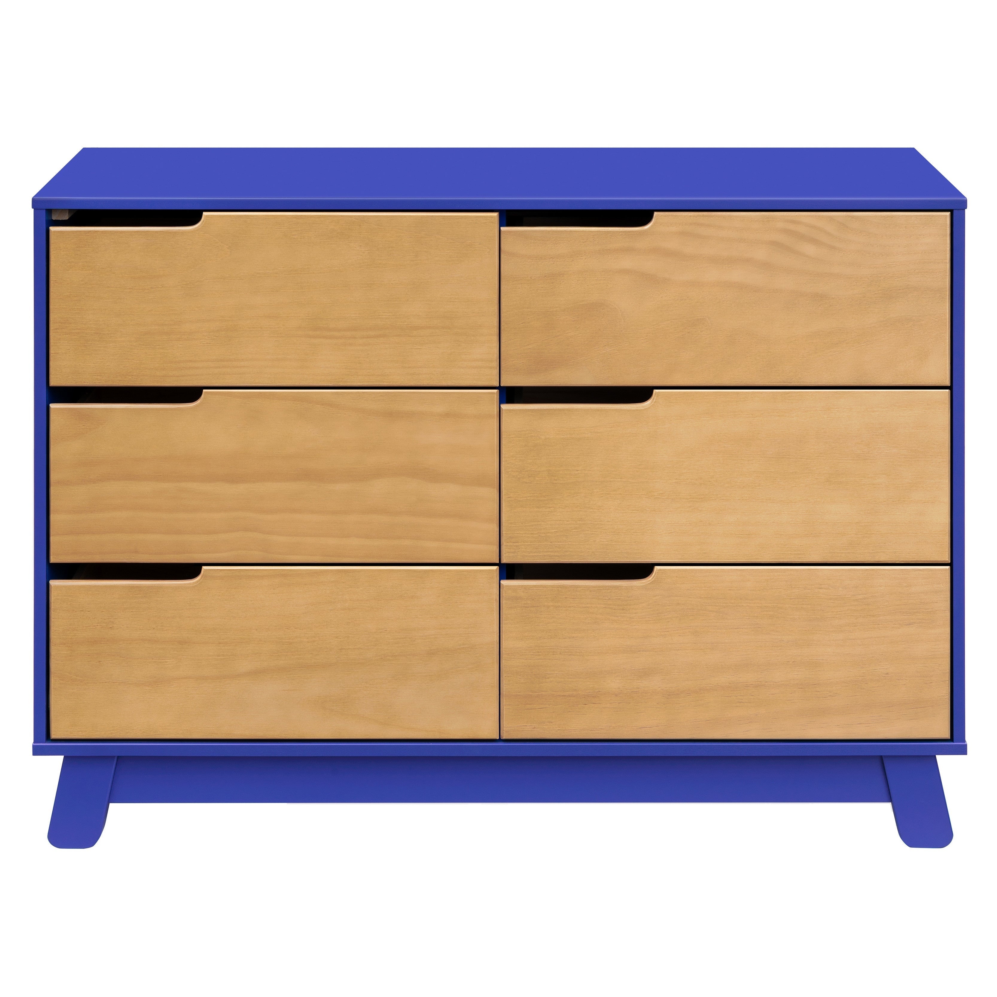 M4216CBTHY,Babyletto,Hudson 6-Drawer Double Dresser  Assembled in Cobalt and Honey