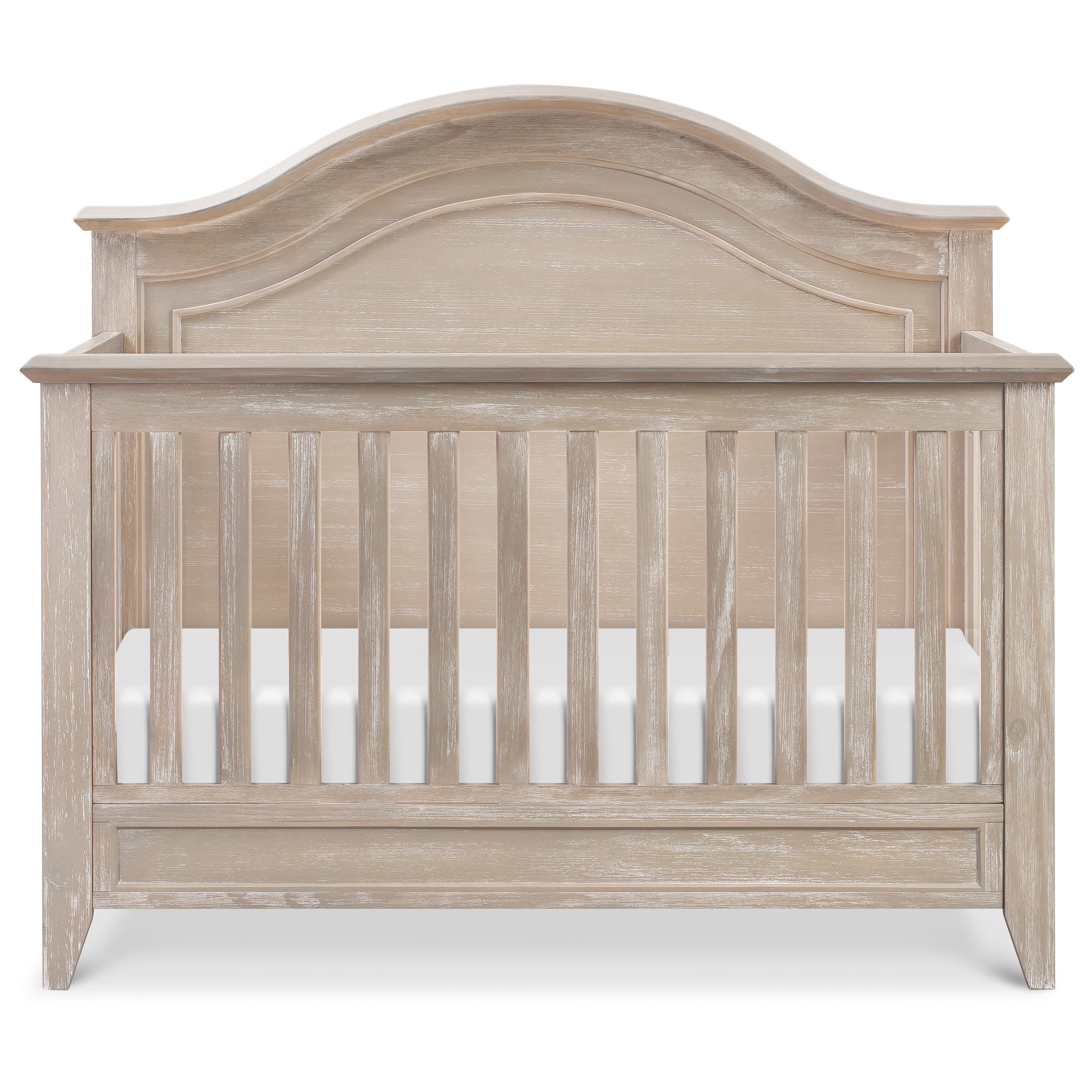 M34401SDB,Monogram by Namesake,Beckett Rustic 4-in-1 Convertible Curve Top Crib in Sandbar