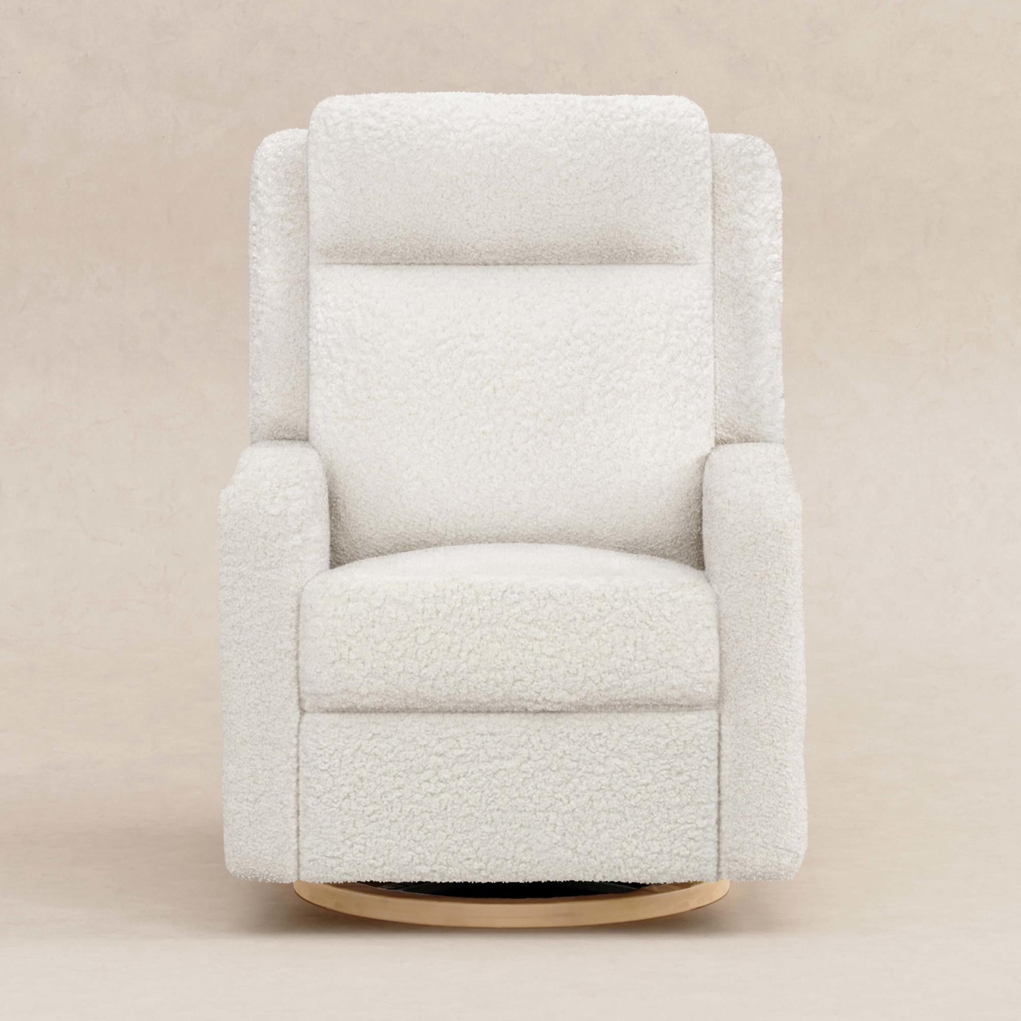 Babyletto Sigi Pro Power Recliner & Swivel Glider with Power Adjustable Headrest and Lumbar Support
