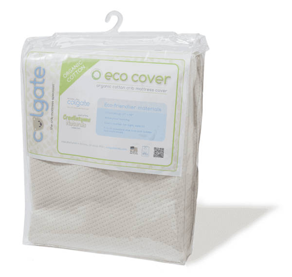 Colgate Eco Cover Organic Cotton Fitted Crib Mattress Cover