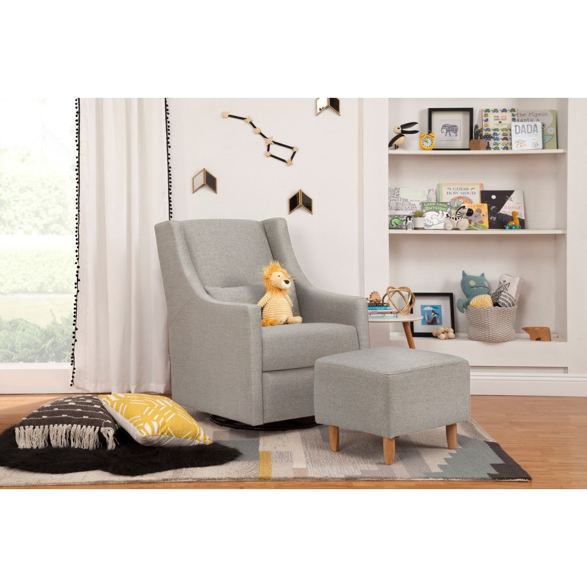 Babyletto toco swivel glider and ottoman best sale