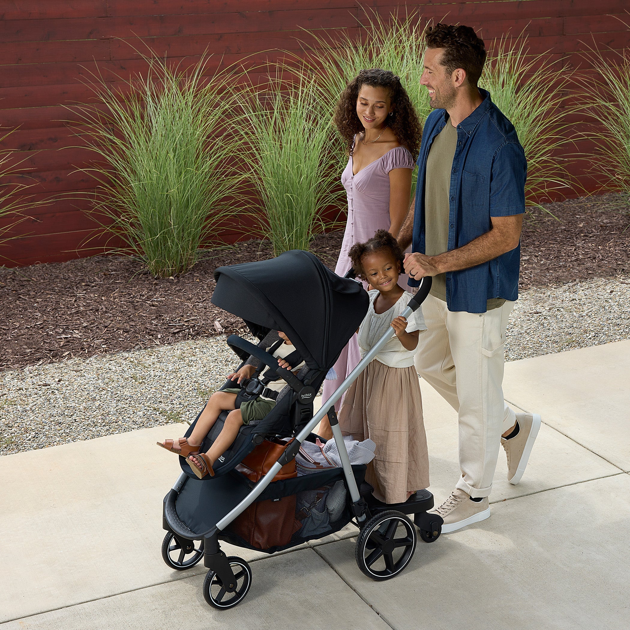 Britax b sale ready stroller board