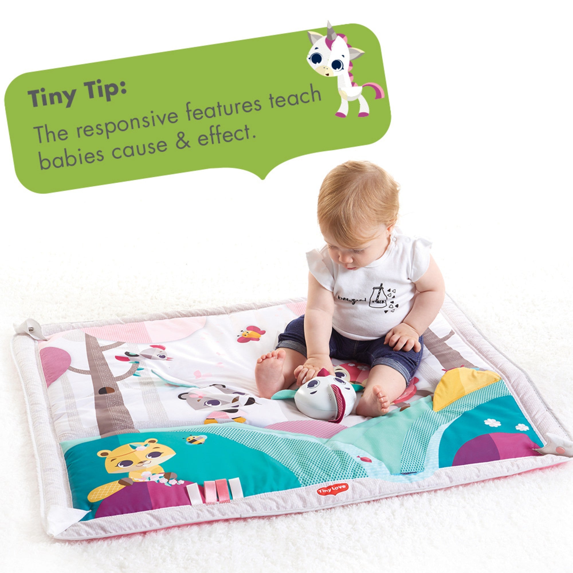 Tiny Love Princess Tales Gymini Deluxe Activity Gym Play Mat