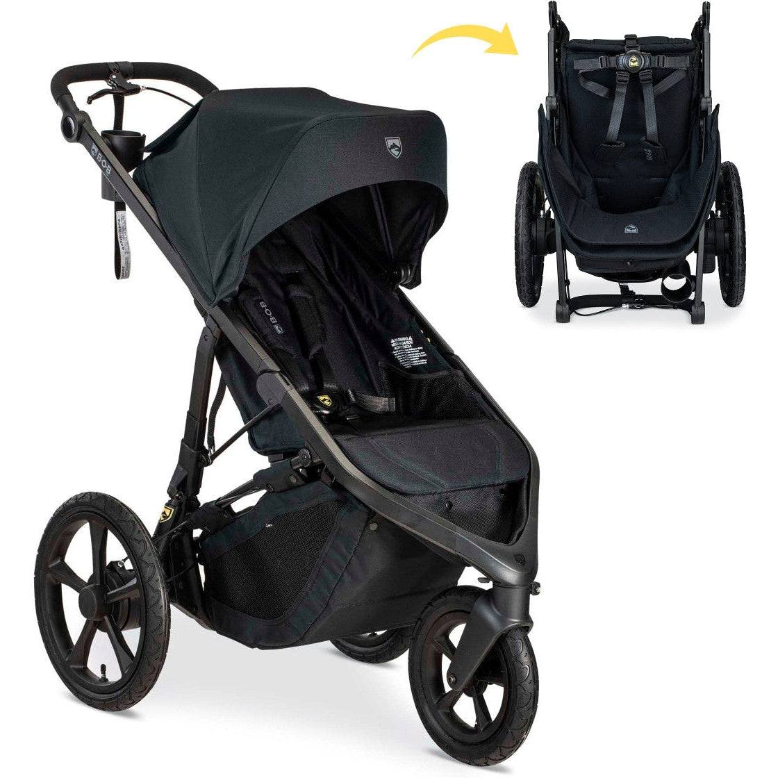 Bob handlebar console with tire hot sale pump for single jogging strollers