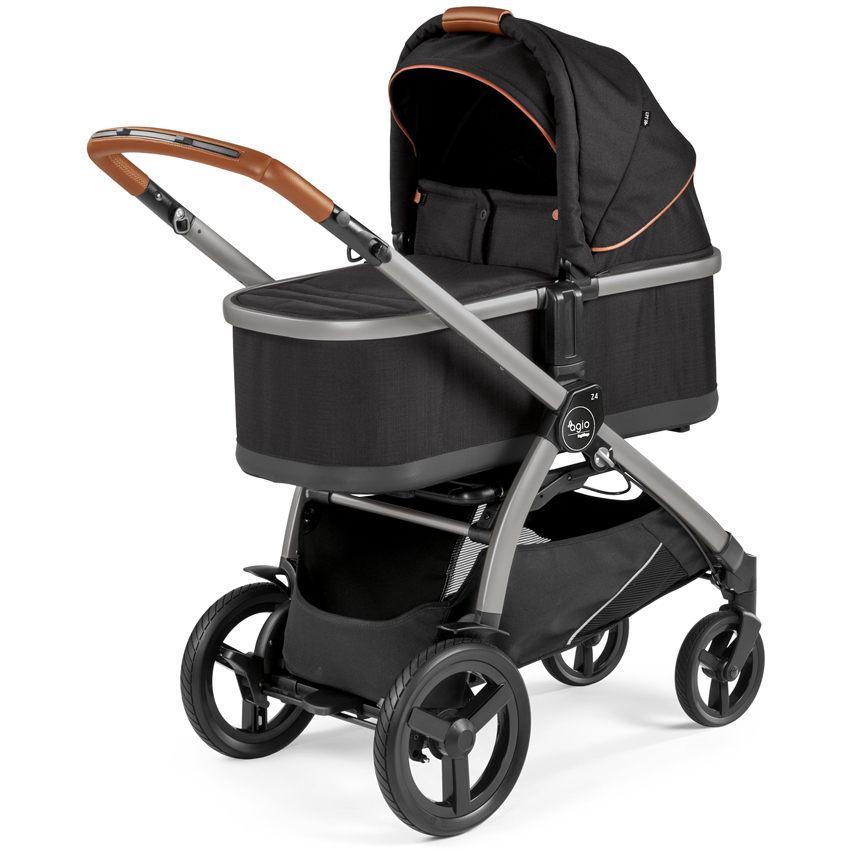 Agio by Peg Perego Z4 Stroller with Bassinet + Toddler Seat