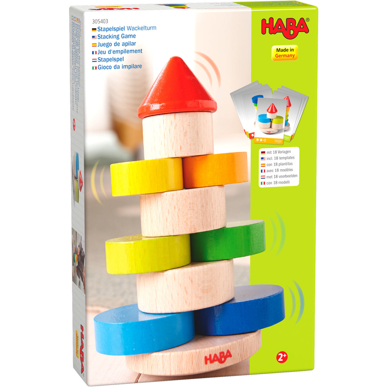 Haba Wobbly Tower Stacking Game