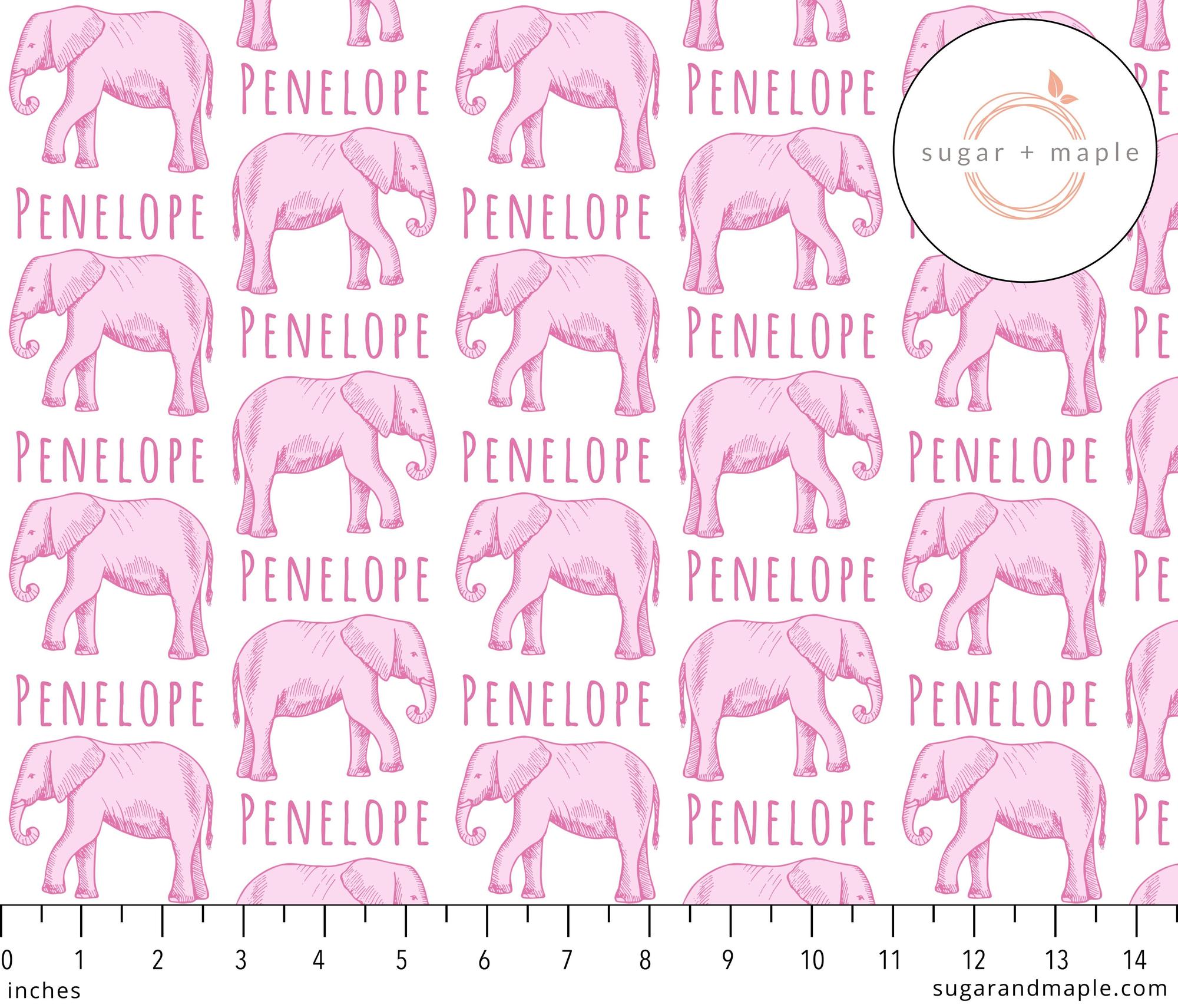 Sugar + Maple Large Stretchy Blanket - Elephant Pink